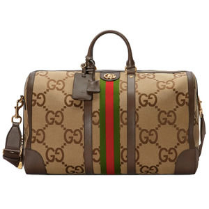 $3100 BRAND NEW Gucci Jumbo GG Large Duffle Weekender Tote Overnight Travel Bag!